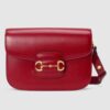 Gucci 1955 Horsebit Shoulder Bag In Red Leather