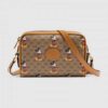 Gucci 602536 Disney x Gucci shoulder bag in Beige/ebony mini GG Supreme canvas