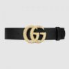 Gucci Belt with textured Double G buckle 582348