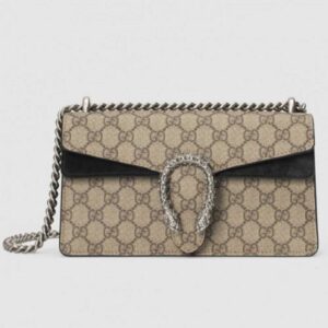 Gucci Black Dionysus GG Supreme Small Bag