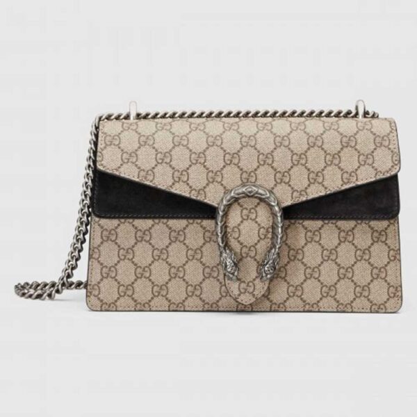 Gucci Black Dionysus Small GG Supreme Shoulder Bag