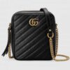 Gucci Black Mini GG Marmont Shoulder Bag