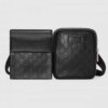 Gucci Black Signature Leather Belt Bag