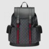 Gucci Black Soft GG Supreme Backpack