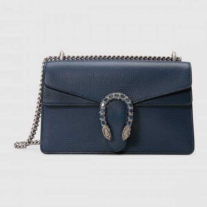 Gucci Blue Dionysus Small Leather Shoulder Bag