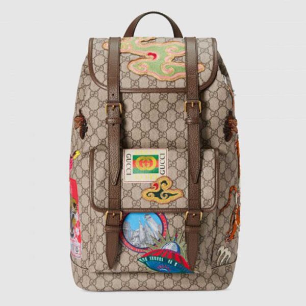 Gucci Courrier Soft GG Supreme Backpack