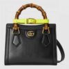 Gucci Diana Mini Tote Bag In Black Leather