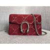 Gucci Dionysus GG Velvet Super Mini Bag 476432 Red 2018