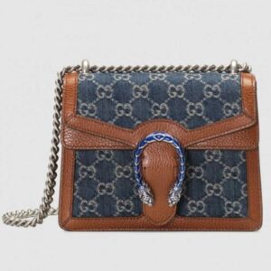 Gucci Dionysus Mini Bag In GG Washed Denim