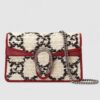 Gucci Dionysus Super Mini Bag In White GG Tweed