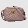 Gucci Dusty Pink GG Marmont Matelasse Mini Bag