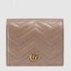 Gucci Dusty Pink GG Marmont Small Wallet