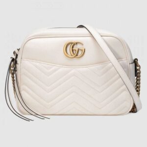 Gucci GG Marmont Medium Chevron Shoulder Bag