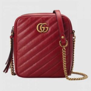 Gucci GG Marmont Mini Shoulder Bag 550155 Red