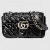 Gucci GG Marmont Mini Shouler Bag In Black Sequin