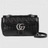 Gucci GG Marmont Small Bag In Black Matelasse Calfskin