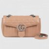 Gucci GG Marmont Small Bag In Rose Beige Matelasse Calfskin