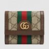 Gucci GG Supreme Ophidia Card Case Wallet