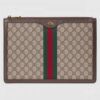 Gucci GG Supreme Ophidia Portfolio Pouch