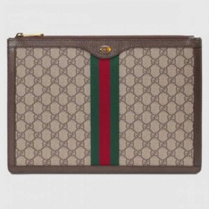 Gucci GG Supreme Ophidia Portfolio Pouch