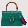 Gucci Green Dionysus Small Bamboo Top Handle Bag