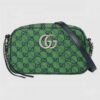 Gucci Green GG Marmont Multicolor Small Shoulder Bag