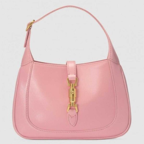 Gucci Jackie 1961 Mini Hobo Bag In Pink Leather