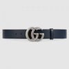 Gucci Leather belt with Double G buckle 397660