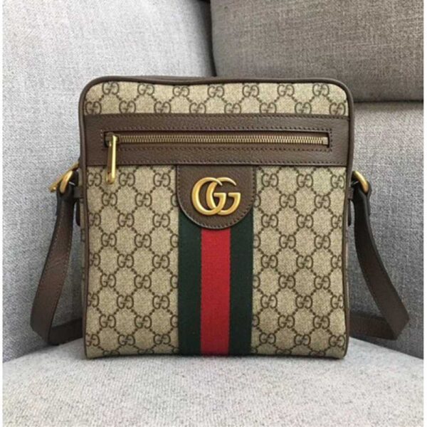 Gucci Men's Ophidia GG Small Messenger Bag ‎547926 Beige 2018