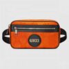 Gucci Off The Grid Belt Bag In Orange GG Nylon