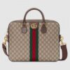 Gucci Ophidia GG Briefcase In Soft GG Supreme Canvas