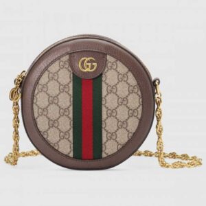 Gucci Ophidia Mini Round Shoulder Bag