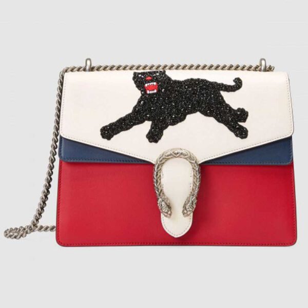 Gucci Panther Dionysus Medium Leather Shoulder Bag