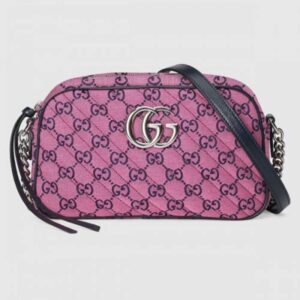 Gucci Pink GG Marmont Multicolor Small Shoulder Bag