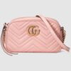 Gucci Pink GG Marmont Small Camera Shoulder Bag