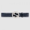 Gucci Signature leather belt with Interlocking G buckle