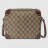 Gucci Squared Shoulder Bag In GG Supreme Canvas