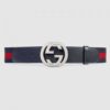 Gucci Web belt with G buckle Blue ‎411924