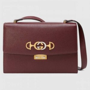 Gucci Zumi Grainy Leather Small Shoulder Bag 576338 Burgundy 2019